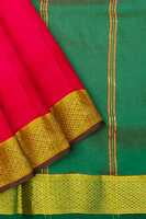 10 yards Saree Kalyani cotton | Madisar Saree Readymade | kalyani Cotton Red and  GREEN