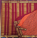 10 yards Kalyani Cotton Designer Saree/Maroon Pallu