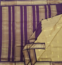 9 yards Kalyani cotton Mustard Peacock body /Navy blue Border