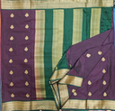11 Yards Navapaza Color Soft silk /Green Border