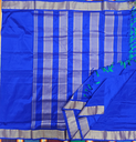 10 yards Ink Blue with Golden Border