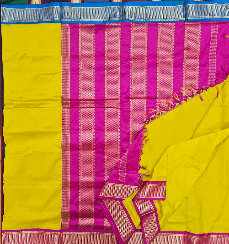 10 yards Ganga Jamuna Pure Silk Saree