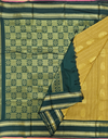Kalyani Cotton Saree – Upanayanam saree Mango Yellow with Manthulir green Border 